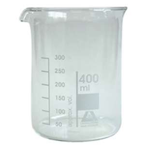 Livingstone Beaker, 25ml, Low Form, with Spout, 34 (Diameter) x 50 (Height) mm, European, 10 Pieces/Box