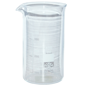 Simax Beaker, 50ml, Tall Form, Graduated with Spout, Borosilicate Glass, European, Each Each