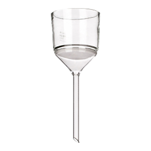 Simax Funnel with Sintered Disc, 70mL, 40 x 165(H)mm, Trade Markage s3, Borosilicate Glass, European, Each Each