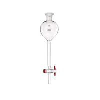 Simax Separating Funnel, Acc. to Gilson, with 29/32 Socket Joint Stopper, Teflon Stopcock, Key No. 2, 250mL, Boro Glass, European, Each Each
