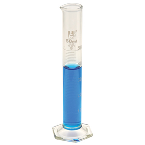 Simax Measuring Cylinder,Tall Form,100ml,Diameter 31.3mm Height 240mm,White Stain Graduations,Class B,Borosilicate Glass,European,Each Each