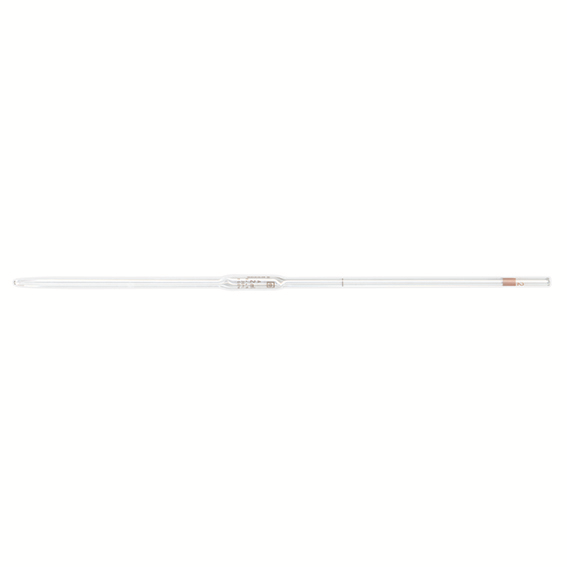 Livingstone Volumetric Bulb Pipette, 1ml, class B, Graduated with One Mark, Glass,each Each