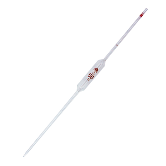 Livingstone Volumetric Bulb Pipette, 1ml, class B, Graduated with One Mark, Glass,each Each