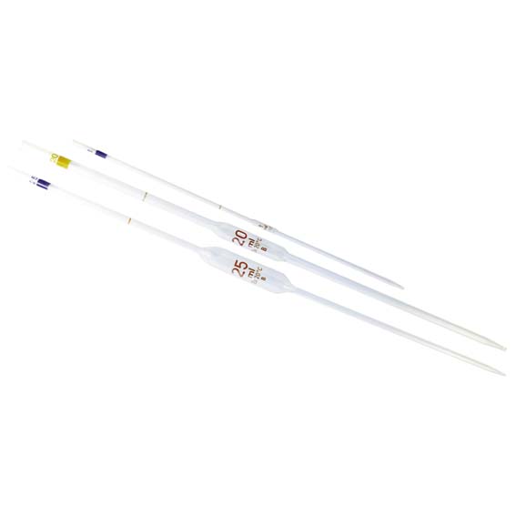 Simax Volumetric Bulb Pipette, 1ml, Class B, European Glass, Each Each
