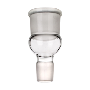 Simax Adapter, Reduction, Inverted, Socket Joint 14/23, Cone 12/21, 20(L) mm, Borosilicate Glass, Each Each