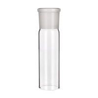 Simax Ground Glass Joint, Standard Socket Joint, 14/23, 18 x 120(L) mm, Straight, Borosilicate Glass, European, Each Each