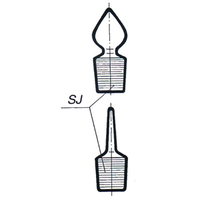 Stopper Recyclable Plastic Heart Shape Knob Socket Joint 19/26 European Each