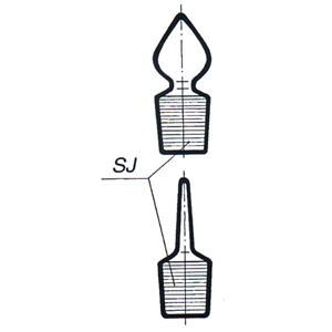 Stopper Recyclable Plastic Heart Shape Knob Socket Joint 19/26 European Each
