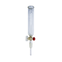 Shuenn Yih Separating Funnel, Cylindrical, 100mL, Glass, Each Each