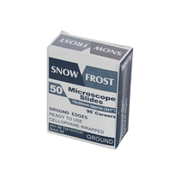 Snow Frost White Frosted Microscope Glass Slide