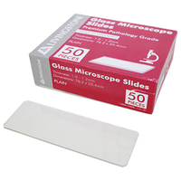 Livingstone Premium Pathology Grade Microscope Glass Slide, Thickness: 1.0-1.2mm, Non-Interleaved, 50/Pack Pack