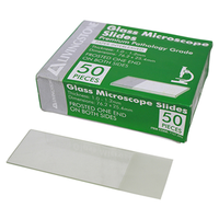 Livingstone Premium Pathology Grade Microscope Glass Slide, Thickness: 1.0-1.2mm, Non-Interleaved, 50/Pack Pack