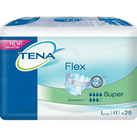 Tena Pad Flex Super Large 30 Pack Pack