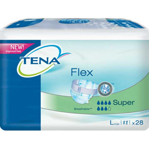 Tena Pad Flex Super Large 30 Pack Pack