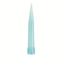 Micropipette Tips, Eppendorf Type, 50 - 1000 ul, Blue, Sterile, Autoclavable, Polypropylene, Individually Wrapped, 5/Bag, 1000/Box
