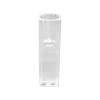 Aptaca Cuvettes for Spectrophotometer, Macro, 2.0 - 4.0ml, 10mm Optical Path, 10 x 10 x 45mm, 2 Optical Faces, Polystyrene, 100/Box Box