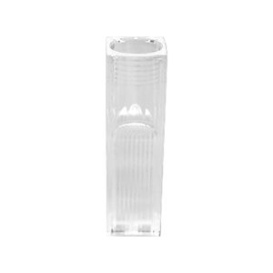 Aptaca Cuvettes for Spectrophotometer, Macro, 2.0 - 4.0ml, 10mm Optical Path, 10 x 10 x 45mm, 2 Optical Faces, Polystyrene, 100/Box Box