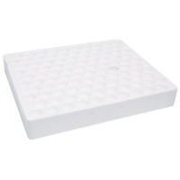 LivingsTone Test Tube Tray 173X143X25mm for Up To 13mm Diameter Test Tubes 100 Positions, Styro-foam Each