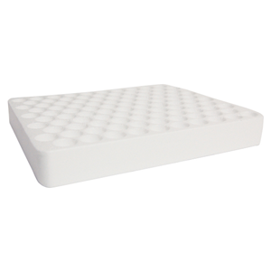 LivingsTone Test Tube Tray 173X143X25mm for Up To 13mm Diameter Test Tubes 100 Positions, Styro-foam Each