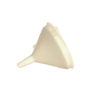 Aptaca Decanting Funnel, 80mm Diameter, 8mm Stem Diameter, 100ml Volume, High Density Recyclable Polyethylene (HDPE), Each Each