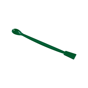 Aptaca Spatula, 180mm, Flat and Spoon Ends, Recyclable Polystyrene, 10 Pieces/Pack