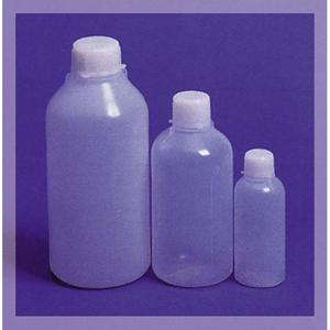 Aptaca Cylindrical Bottle with Inner Cap, 50ml, Bottle: 39(D)mm x 70(H)mm x Mouth: 18.5(D)mm, Narrow Neck, Graduated, Polyethylene, Each Each