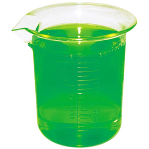 Aptaca Beaker, 25ml, 49mm Height x 34mm Outer Diameter, Low Form, Graduated with Spout, TPX, Autoclavable, Each