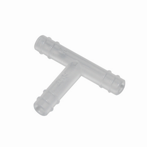 T Connector, Fits 4mm Tubes, Screw Type, Autoclavable, with Serration, Recyclable Polypropylene, Each Each