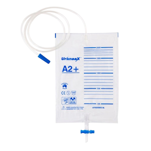 Aaxis Aaxis Drainage Bag, A2, 2000ml, 120cm Tube with T Tap, Sterile, Each E ...