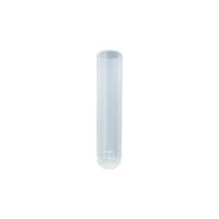 Cylindrical Test Tubes, Recyclable Polystyrene, 3ml, 11.5 x 55mm, Non Graduated, Rimless, 250/Bag Pack