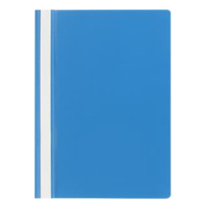 Marbig Flat File, Economy, A4, Clear Front, Blue, Each Each