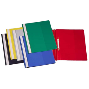 Marbig Flat File, Economy, A4, Clear Front, Blue, Each Each