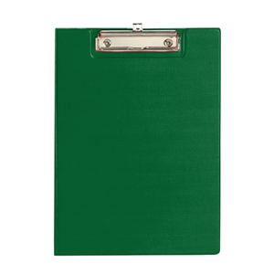 Marbig Clip Folder, Foolscap, PVC, Blue, Each Each