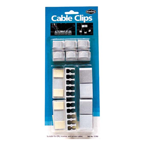 CABLE CLIPS FOR CPU MONITOR & PRINTER SET Set | Livingstone International