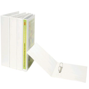 ACO A5 INERT BINDER 2 D RING 25MM WHITE EA Each