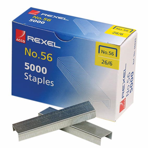 Rexel Staples, No. 16, Size 24/6, 5000/Box Box