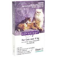 Advantg-SML Cats&kits to 4kg,0.4ml x4,S5 Pack