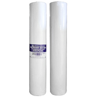 Livingstone Draw Sheet or Bed Sheet, 80cm x 90metres, Nonwoven Linen Feel,Waterproof, Perforated at180cm, 50 Sheets/Roll Roll