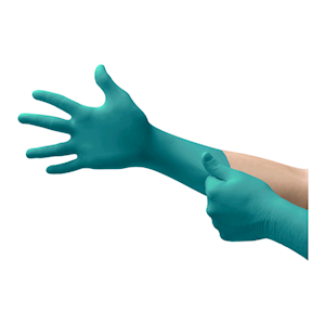 Ansell Microflex Chemical Resistant Gloves, 93-260, Extra Large, Powder Free, Disposable, Green, 50 Pieces/Box Box