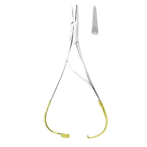 Adler Mathieu Needle Holder, 14cm, Stainless Steel, with Tungsten Carbide, Each Each