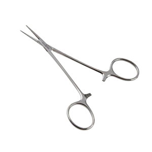 Asa Halsted Mosquito Haemostatic Artery Forceps, 12cm, Curved, Stainless Steel, Theatre Quality, Each Each