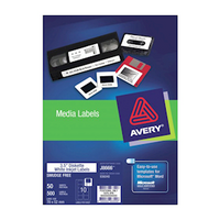 Avery Laser Label/Inkjet, J8666, 3.5 Inch Diskette, 70 x 52mm, 25/Pack Pack