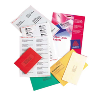 Avery Laser Address Labels, L7563, 14UP, 99.1 x 38.1mm, Clear, 25 Sheets/Pack Box