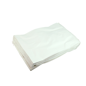 Biodegradable Paper Bags, 23.5 x 25cm, Medium, White, 500/Pack Pack