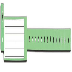 Veri-Color Personal Identification ID Bands, Infant, Clear (110-10), 250/Pack Pack