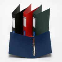 Bantex Insert Ring Binder, A4, 38mm, 2 Rings, Black, Each Each