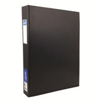 Bantex Upright Insert Ring Binder, A3, 38mm, 4 D-Rings, Black, Each Each