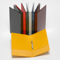 Bantex Insert Ring Binder, A4, 50mm, 2 D-Rings, Grey, Each Each