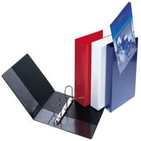 Bantex Insert Ring Binder, A4, 65mm, 4 D-Rings, Blue, Each Each