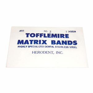Tofflemire Matrix Bands, No. 1.0015, 12/Pack Pack